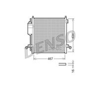 Condenseur, climatisation DENSO DCN45001