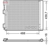 Condenseur, climatisation DENSO DCN46028