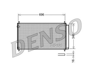 Condenseur, climatisation DENSO DCN50022
