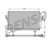 Condenseur de climatisation R 134a DCN50031 DENSO pour TOYOTA RAV 4 II