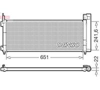 Condenseur, climatisation DENSO DCN50123 pour RAV 4 IV (_A4_) 2.5 2015-2018