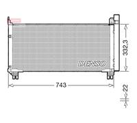 Condenseur, climatisation DENSO DCN51014