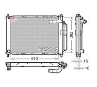 Condenseur, climatisation DENSO DRM46101