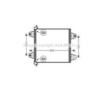 Condenseur, climatisation HIGHWAY AUTOMOTIVE DF5034