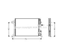 Condenseur, climatisation HIGHWAY AUTOMOTIVE IV5034