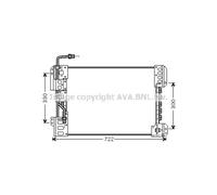 Condenseur, climatisation HIGHWAY AUTOMOTIVE ME5210