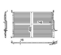 MAHLE ORIGINAL AC 271 000S Condenseur, climatisation