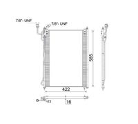 Condenseur, climatisation MAHLE AC 285 000S