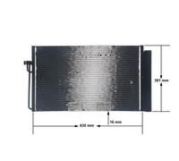 Condenseur, climatisation MAHLE AC 345 000S