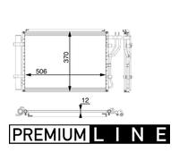 Condenseur, climatisation MAHLE AC 58 000P