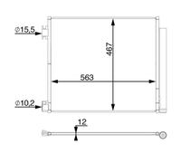 Condenseur, climatisation MAHLE AC 78 000S