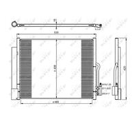 Condenseur, climatisation NRF 350053