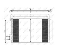 Condenseur, climatisation NRF 350065