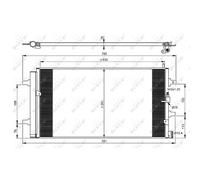 Condenseur, climatisation NRF 350069