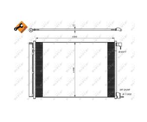 Condenseur, climatisation NRF 350082