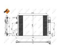 Condenseur, climatisation NRF 350210