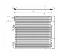 NRF 350327 Condenseur, climatisation
