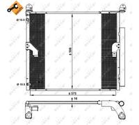 NRF 350335 Condenseur, climatisation