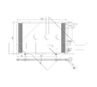 Condenseur, climatisation NRF 350396
