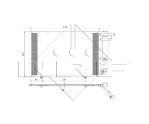 Condenseur, climatisation NRF 350396