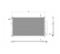 Condenseur, climatisation NRF 350419