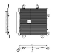 NRF 350445 Condenseur, climatisation