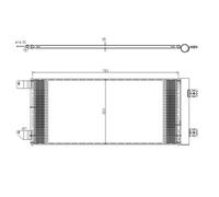 Condenseur, climatisation NRF 350452