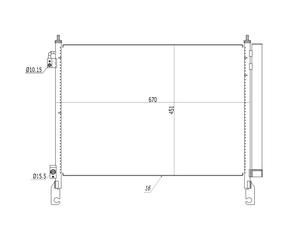 Condenseur, climatisation NRF 350460