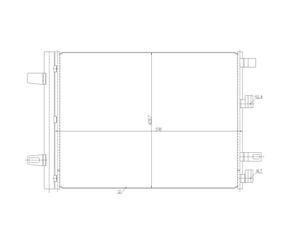 Condenseur, climatisation NRF 350465