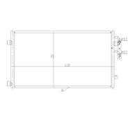 Condenseur, climatisation NRF 350467