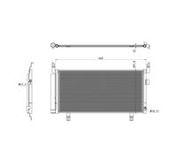 Condenseur, climatisation NRF 350468