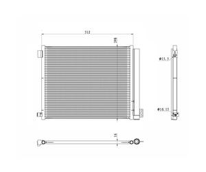 Condenseur, climatisation NRF 350469