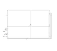 Condenseur, climatisation NRF 350477
