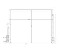 Condenseur, climatisation EASY FIT NRF 350478