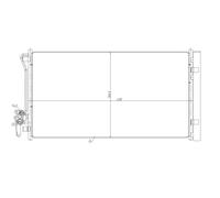 Condenseur, climatisation NRF 350479