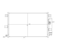 Condenseur, climatisation NRF 350481