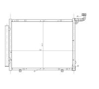 Condenseur, climatisation NRF 350482