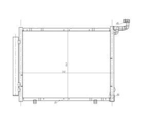 Condenseur, climatisation NRF 350482