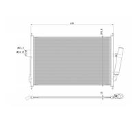 NRF 350490 Condenseur, climatisation