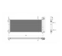 Condenseur, climatisation NRF 350495