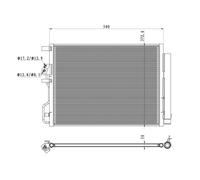 Condenseur, climatisation NRF 350501