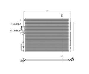 Condenseur, climatisation NRF 350501