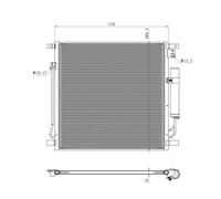 Condenseur, climatisation NRF 350502