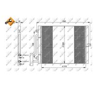 Condenseur, climatisation NRF 35307