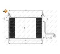 Condenseur, climatisation NRF 35495