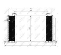 Condenseur, climatisation NRF 35595