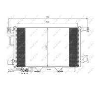 Condenseur, climatisation NRF 35623