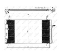 Condenseur, climatisation NRF 35624