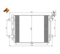 Condenseur, climatisation NRF 35848
