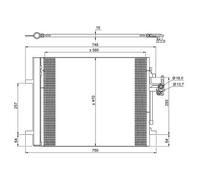 NRF Condenseur de climatisation 35884